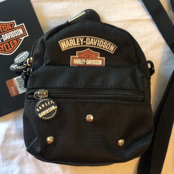 Harley Davison cross body mini backpack - Picture 2 of 4